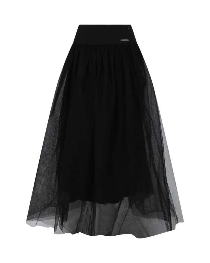 RICHMOND X HIGH-WAISTED TULLE MAXI SKIRT VONTAR