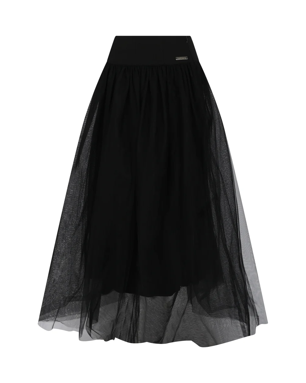 UWA26326GO-SBW-1 RICHMOND X HIGH-WAISTED TULLE MAXI SKIRT VONTAR