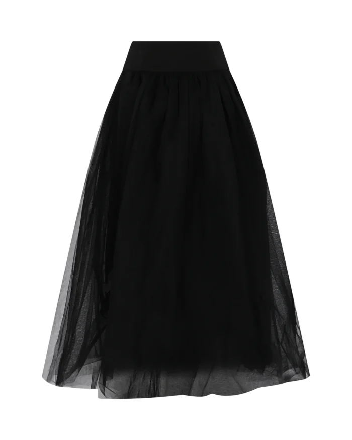 RICHMOND X HIGH-WAISTED TULLE MAXI SKIRT VONTAR