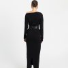 CACHE CACHE DRESS WITH LEATHER BELT