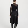 CACHE CACHE SKIRT WITH METALIC DETAILS