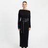 CACHE CACHE DRESS WITH LEATHER BELT