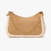 Καμηλό-MINI-τσαντάκι-ώμου-SORENA SORENA VALENTINA SUEDE BEIZE CROSSBODY BAG