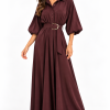 ANASTASIA+ME LUXURY SATIN SHIRT DRESS