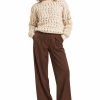 26671 SMASHED LEMON KNITTED OPENWORK SWEATER