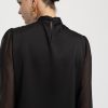 CACHE CACHE SATIN ELEGANT  BOW BLOUSE