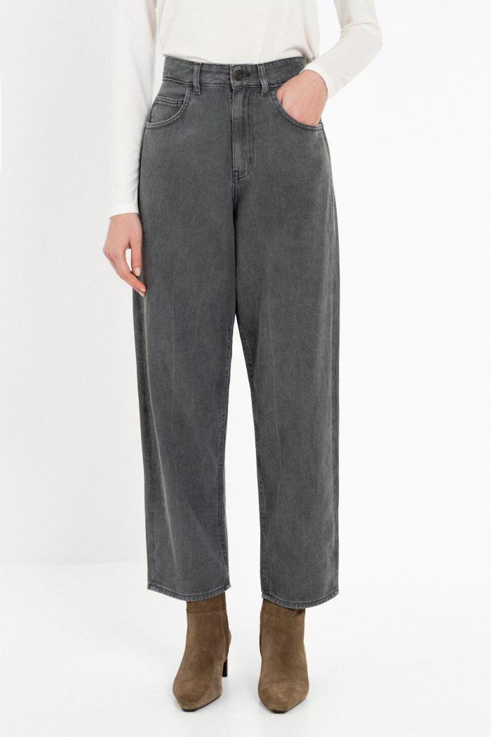 PHILOSOPHY TWILL FADE OUT STRAIGHT LEG PANTS JAEN EFFECT
