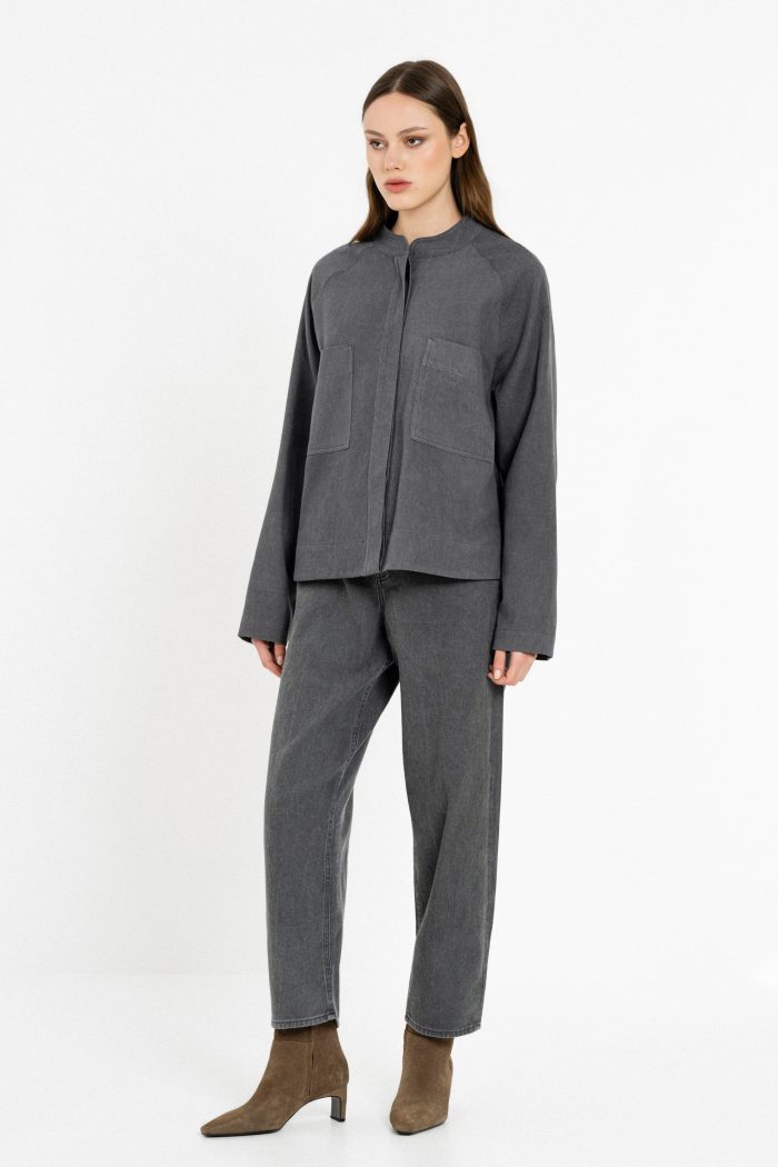 PHILOSOPHY TWILL FADE OUT STRAIGHT LEG PANTS JAEN EFFECT
