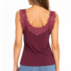 726187.pngπισω IVORY LACE-TRIM CAMISOLE