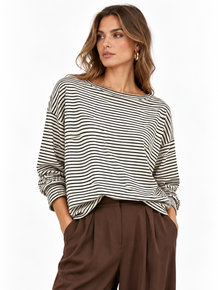 ANASTASIA+ME STRIPED TOP