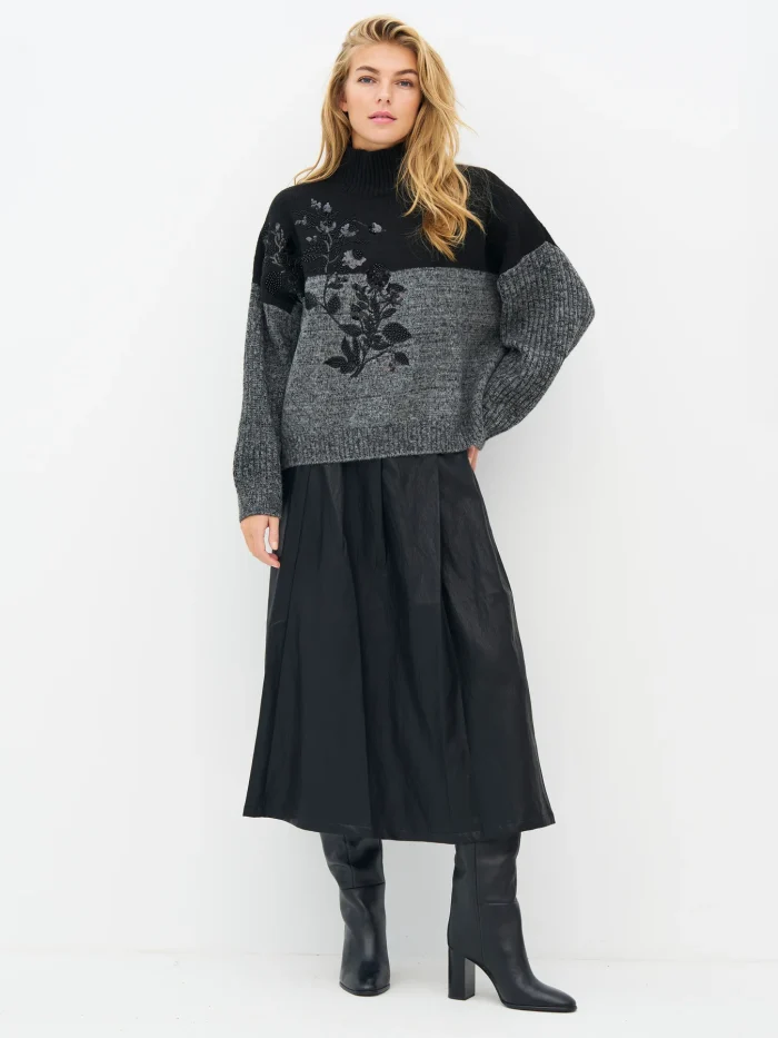 EVE_Blouse_Knit-Knit-8961-50-901_Grey_mix-3_1350x1800 NU EVE KNIT BLOUSE