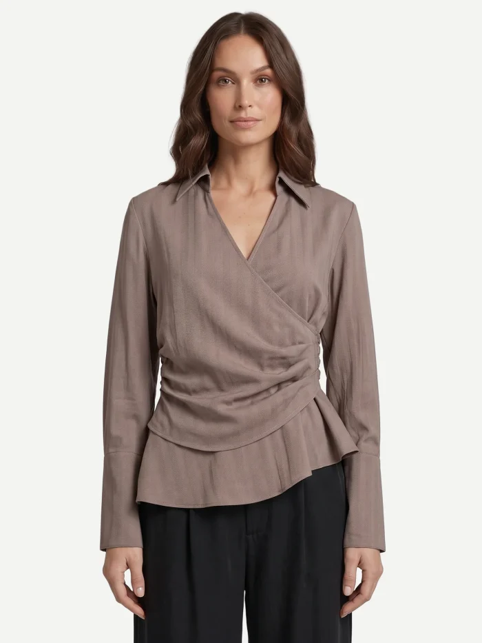 FREJA_shirt-Shirts-9014-40-249_Cigar-2_1350x1800 NU FREJA SHIRT