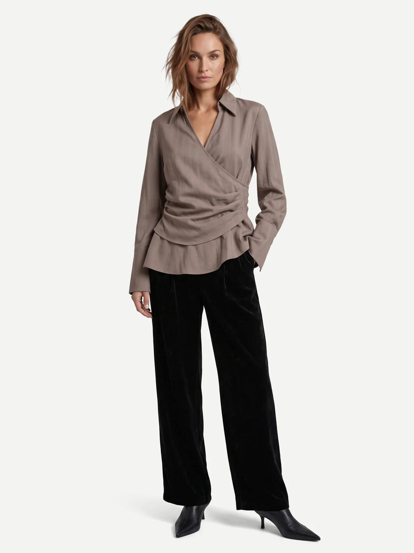 FREJA_shirt-Shirts-9014-40-249_Cigar-3_1350x1800 NU FREJA SHIRT