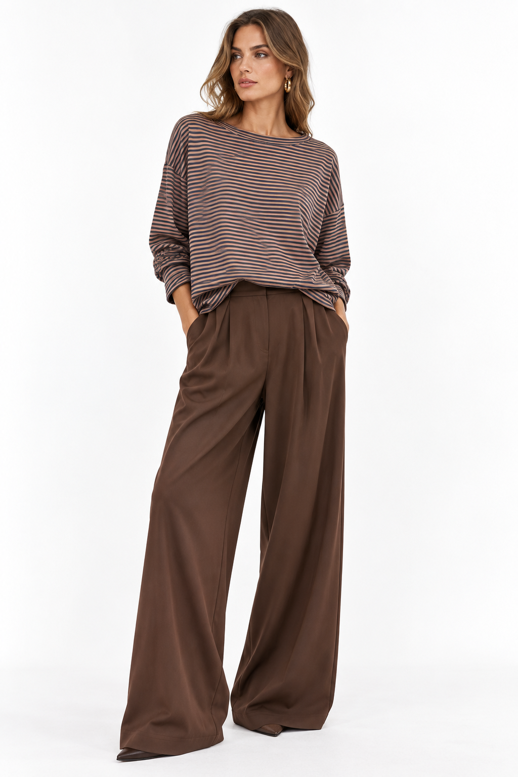 ANASTASIA+ME STRIPED TOP