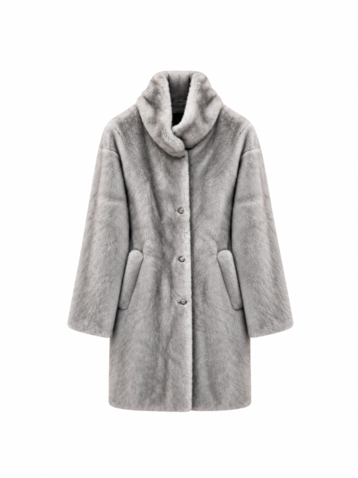 RICHMOND X LUXURIOUS  LONG FURCOAT PODAK