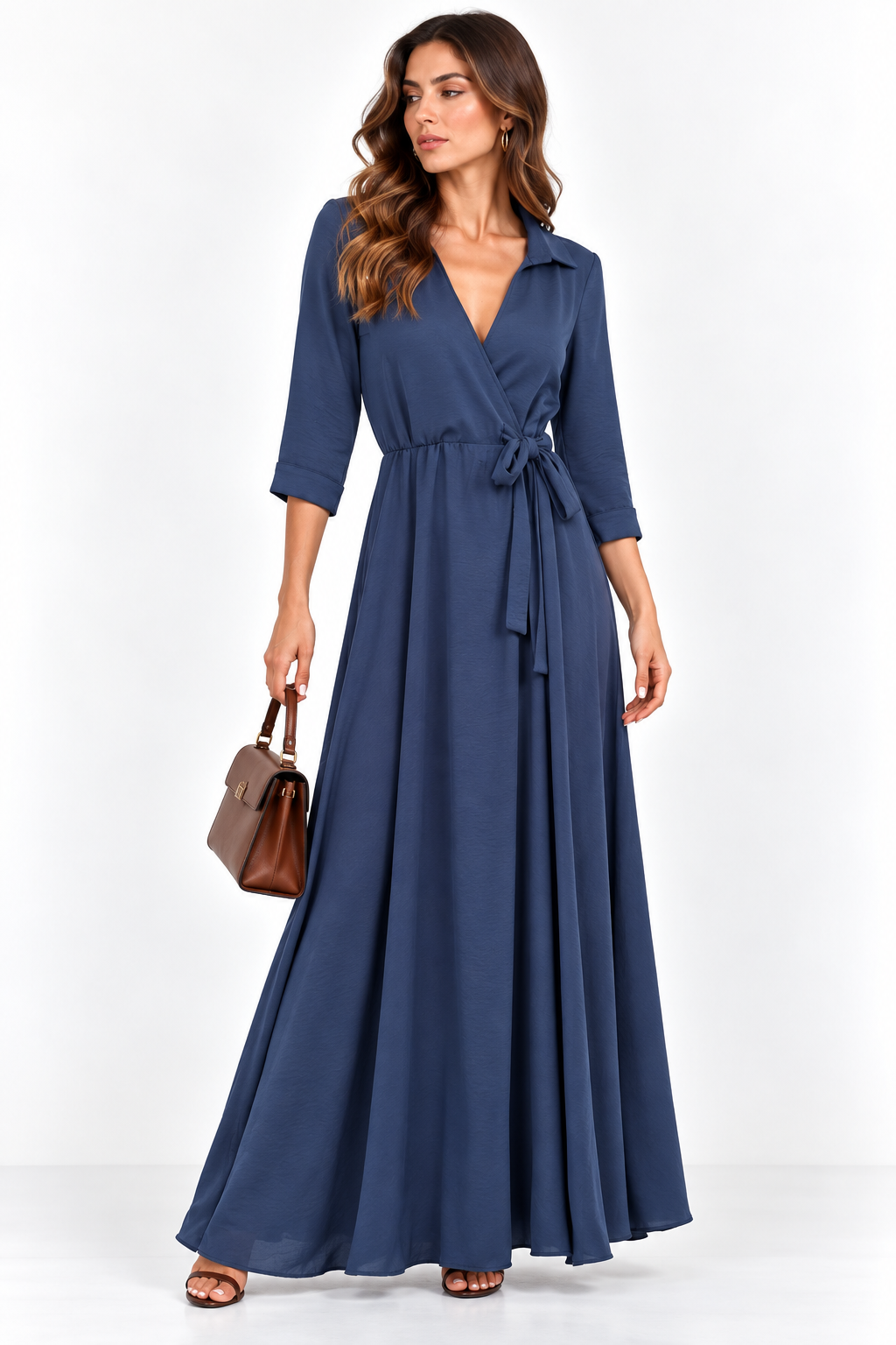 ANASTASIA+ME WRAP MAXI DRESS