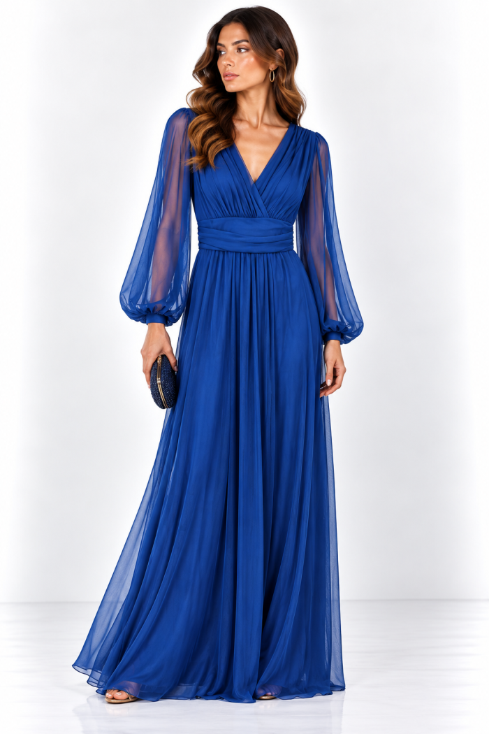 ΡΟΥΑ ΦΟΡΕΜΑ - Αντιγραφή ANASTASIA+ME ELEGANT TULLE MAXI DRESS