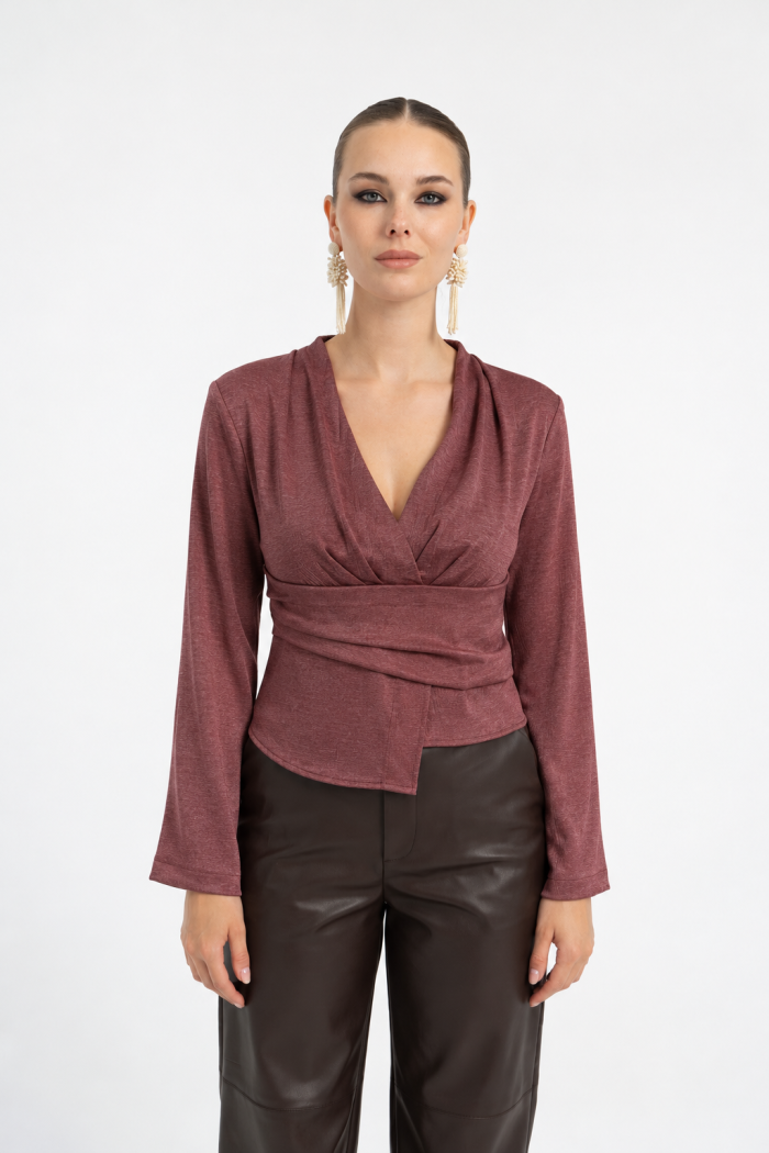 μπορντο κασσσσ CACHE CACHE BLOUSE